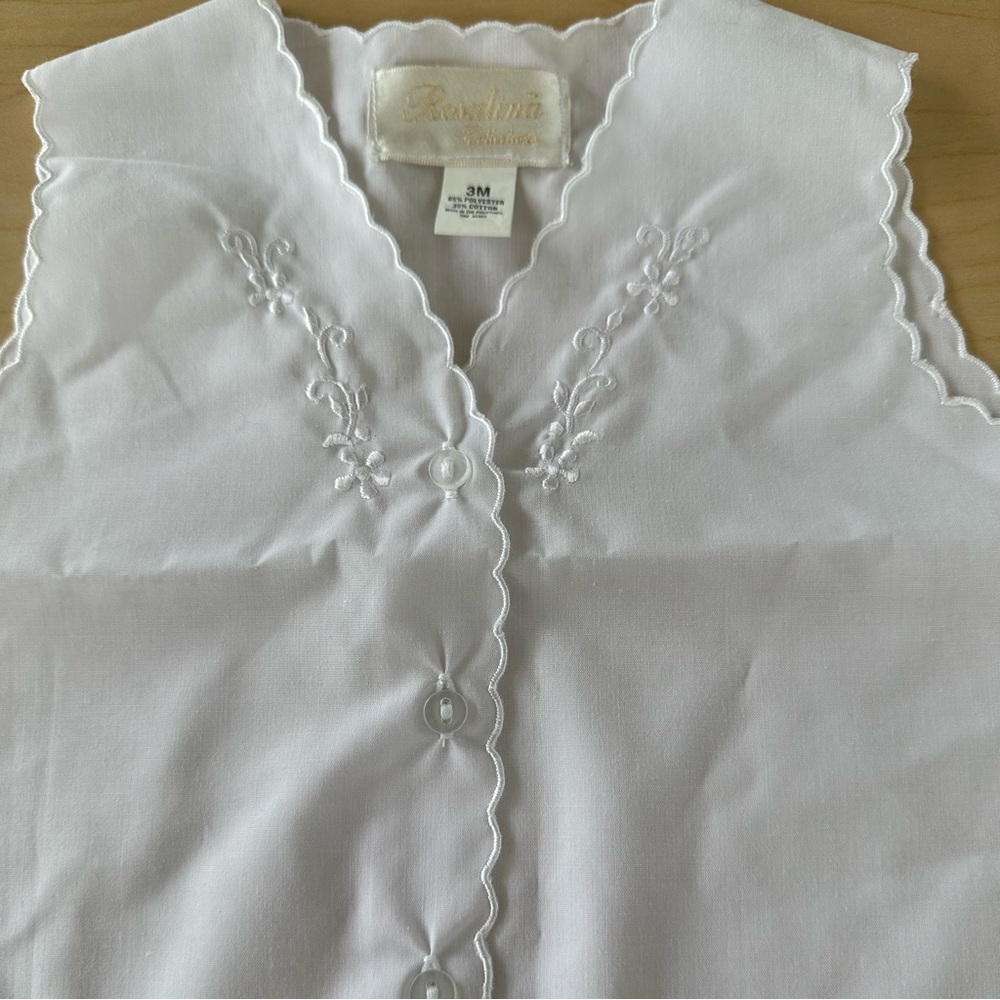 Rosalina Collection White Embroidered Vest Top | 3M - Picture 4 of 5